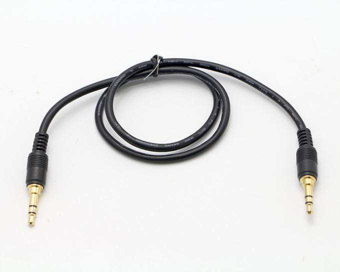 OEM 골드 플래팅 1M 2M 3M 남성에서 남성 3.5mm 잭 보조 스피커 스테레오 오디오 케이블 4