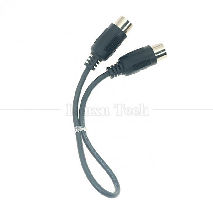 고품질 쉴드 남성에서 남성 MIDI 6 PIN DIN 오디오 키보드 마이크 기타용 시리즈 확장 케이블 4