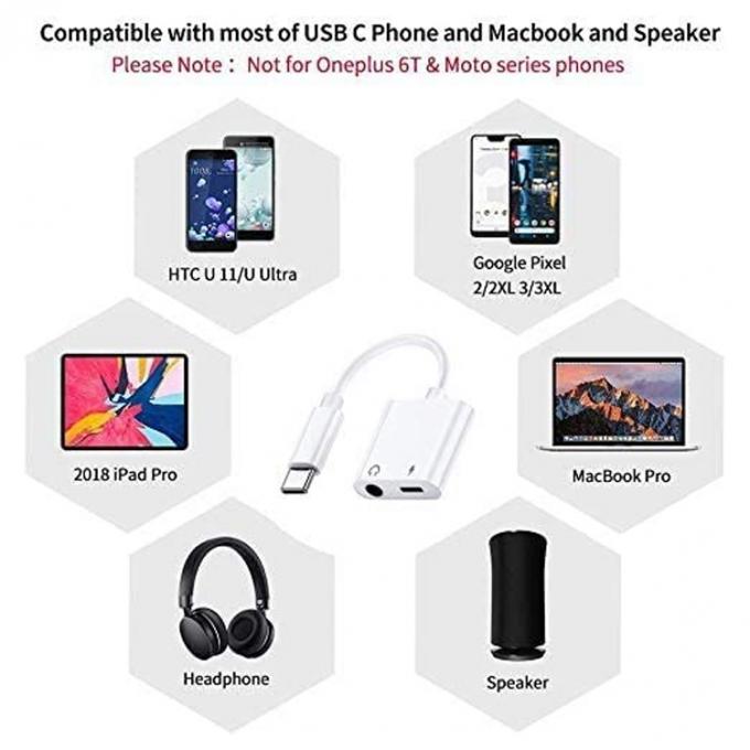 2 in 1 USB C to 3.5mm jack AUX 헤드폰 에어폰 덩글 어댑터 삼성 노트 쿨 픽셀 4 4XL 3 3XL 2 2XL 5