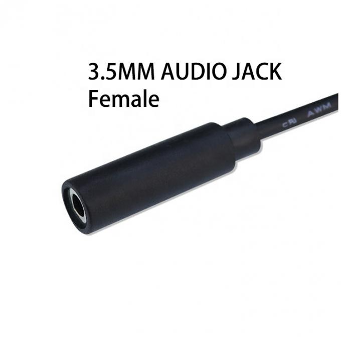 1m 3m 5m 3 Pole Trs 남성에서 여성 3.5mm 오디오 잭 케이블 2
