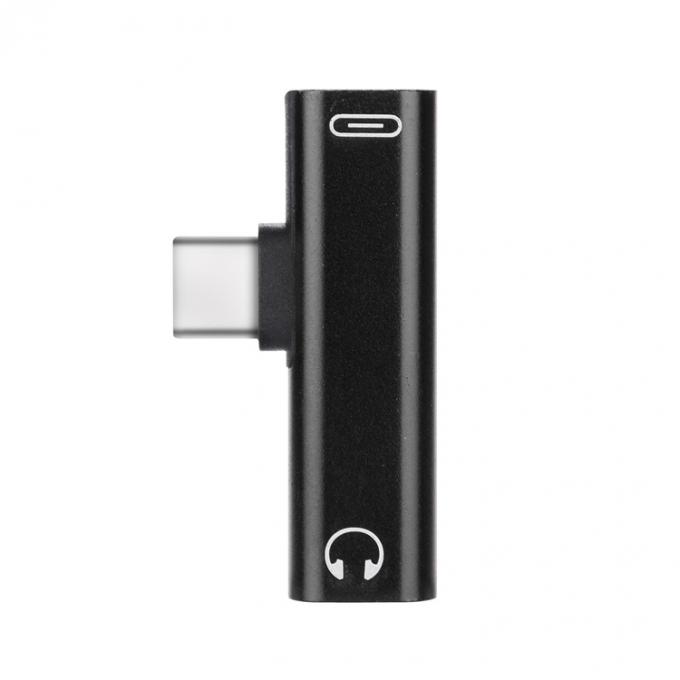 2 in 1 USB 타입 C에서 3.5mm 잭 PD 충전 헤드폰 오디오 어댑터 5