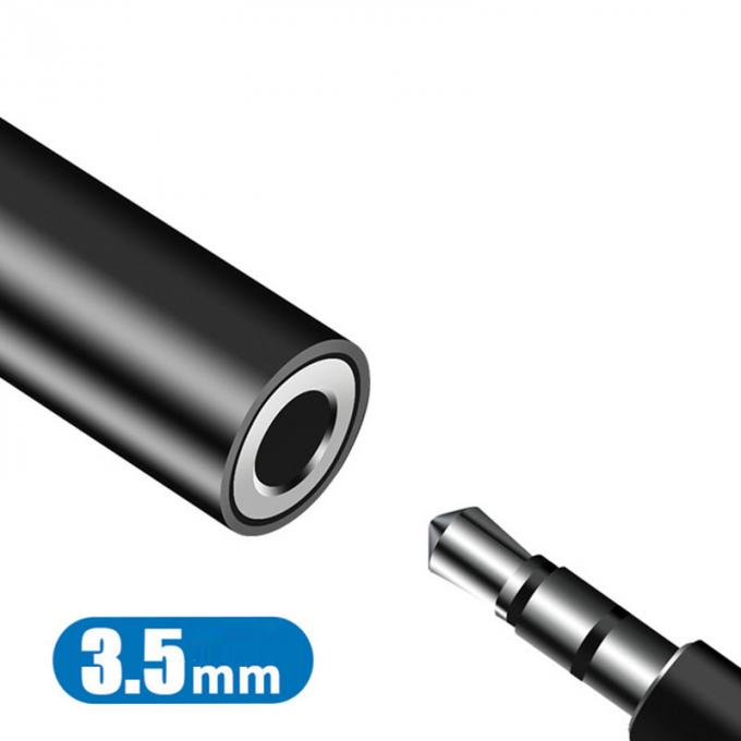 2 in 1 C형에서 3.5mm 충전 헤드폰 오디오 잭 USB C 케이블 휴대용 C형에서 3.5mm 연결 장치 5