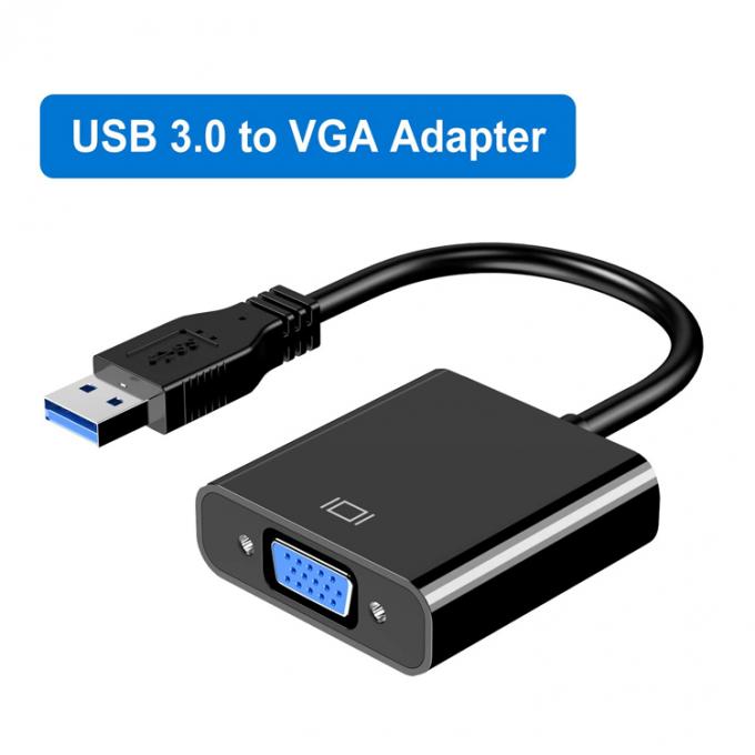 멀티 디스플레이 비디오 변환기 PC용 VGA 어댑터 USB 3.0 노트북 모니터 프로젝터 HDTV 0