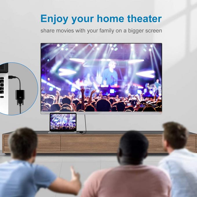 멀티 디스플레이 비디오 변환기 PC용 VGA 어댑터 USB 3.0 노트북 모니터 프로젝터 HDTV 5