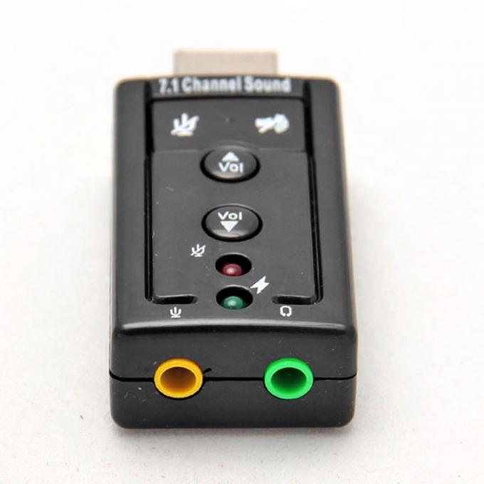 플러그 앤 플레이 오디오 마이크 스튜디오 USB 외부 사운드 카드 어댑터 2