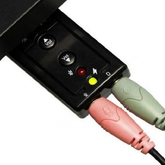 플러그 앤 플레이 오디오 마이크 스튜디오 USB 외부 사운드 카드 어댑터 4