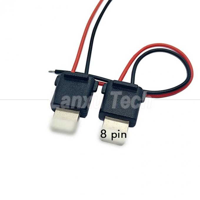 전화 전원 은행용 USB 타입 C 2 핀 남성 플러그 커넥터 케이블 4