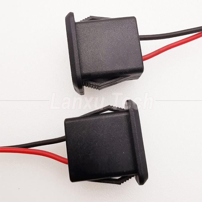 물 막성 USB 타입 A 여성 소켓 마운트 2 핀 와이어 케이블 LED 램프 장난감 1