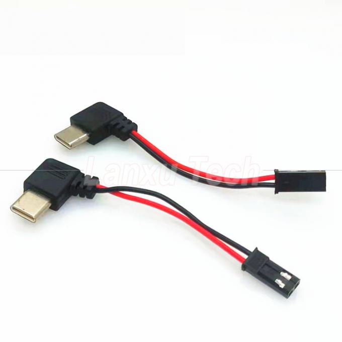90도 오른쪽 각 USB 8 핀 마이크로 타입 C에서 JST SYP 커넥터 케이블 오토바이 라이더 자석 휴대 전화 홀더 2