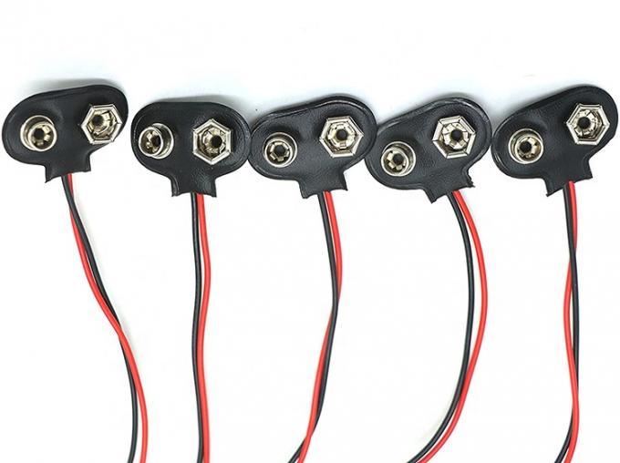 9V 배터리 스냅 클립 커넥터 DC 남성 5.5mm/2.1mm 플러그 전력 케이블 배터리 소지 5