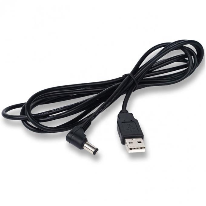 사용자 정의 USB 남성 오른쪽 각 5.5 X 2.1mm 2.5 3.5 1.35 커넥터 남성 DC 케이블 2