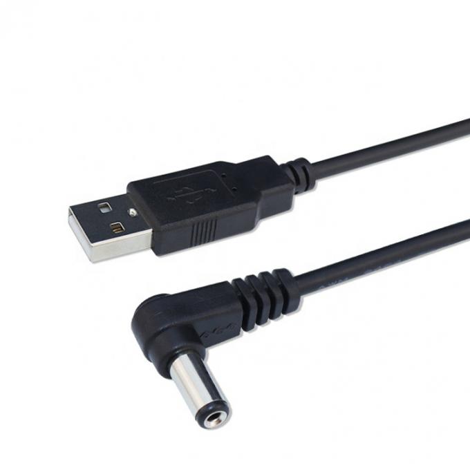 사용자 정의 USB 남성 오른쪽 각 5.5 X 2.1mm 2.5 3.5 1.35 커넥터 남성 DC 케이블 6