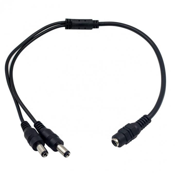 1에서 2 가지 방법 1 여자에서 2 남자 5.5x2.1mm DC 전원 공급 스플리터 케이블 CCTV 카메라 LED 스트립 1