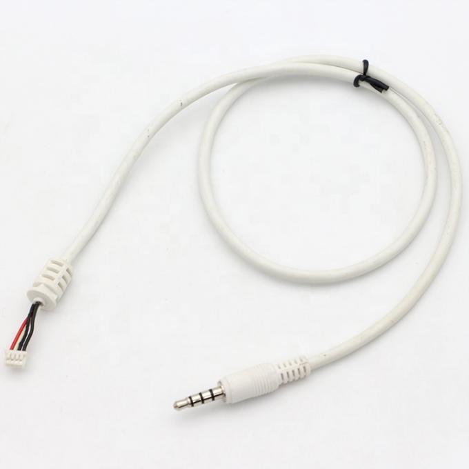 사용자 지정 흰색 3.5mm TRRS 오디오 DC 잭 JST 2.0mm 2.54mm 피치 커넥터 조립 케이블 0