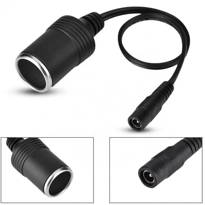 120W 12V 10A 여성 자동차 담배 소켓 DC 5.5mm x 2.1mm 전원 어댑터 케이블 1