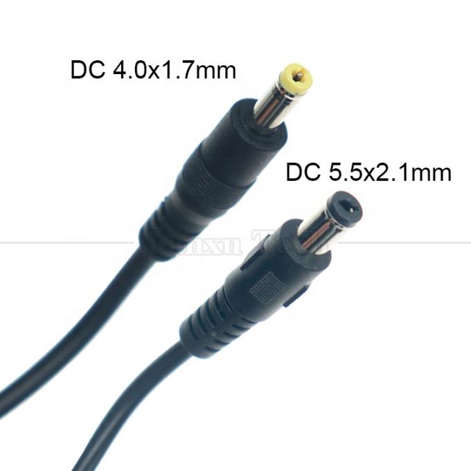 18 20 22 24 26 28AWG 1m 2m 3m 10m 12V 24V 5.5x2.1mm 남성에서 4.0x1.7mm 잭 남성 DC 전원 공급 확장 케이블 3