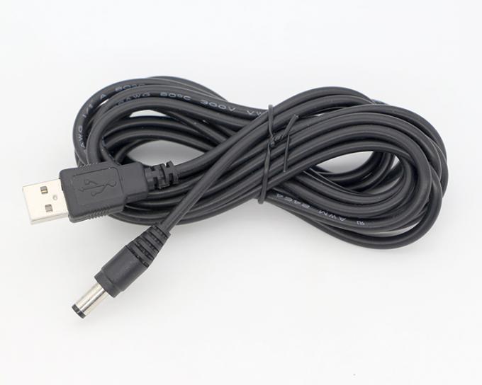 1M 2A 5V USB에서 DC 5.5x2.1mm 배럴 잭 전원 충전 케이블 LED 라이트 램프 스피커 팬 태블릿 카메라 라우터 TV 박스 8