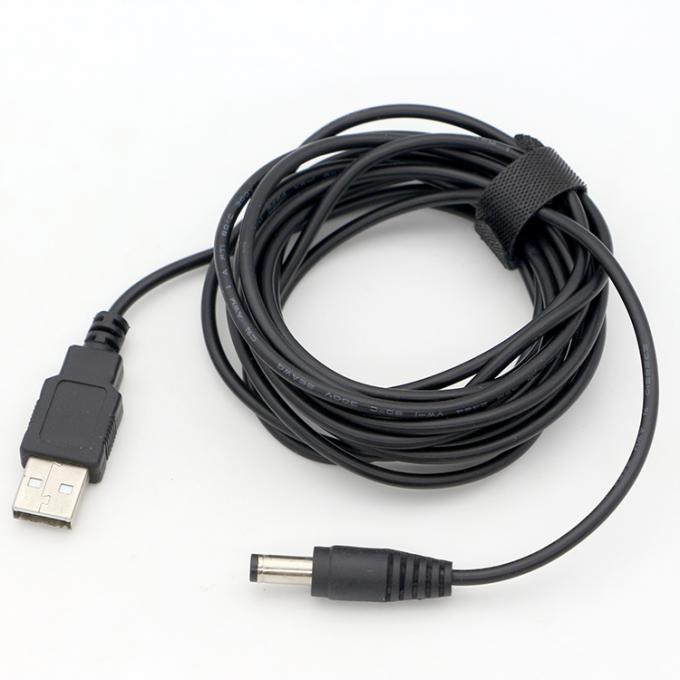 1M 2A 5V USB에서 DC 5.5x2.1mm 배럴 잭 전원 충전 케이블 LED 라이트 램프 스피커 팬 태블릿 카메라 라우터 TV 박스 7