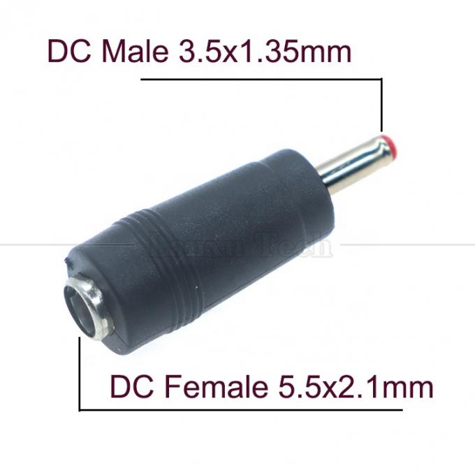5.5x2.1mm 여성에서 3.5x1.35mm 남성 DC 전원 잭 커넥터 어댑터 1