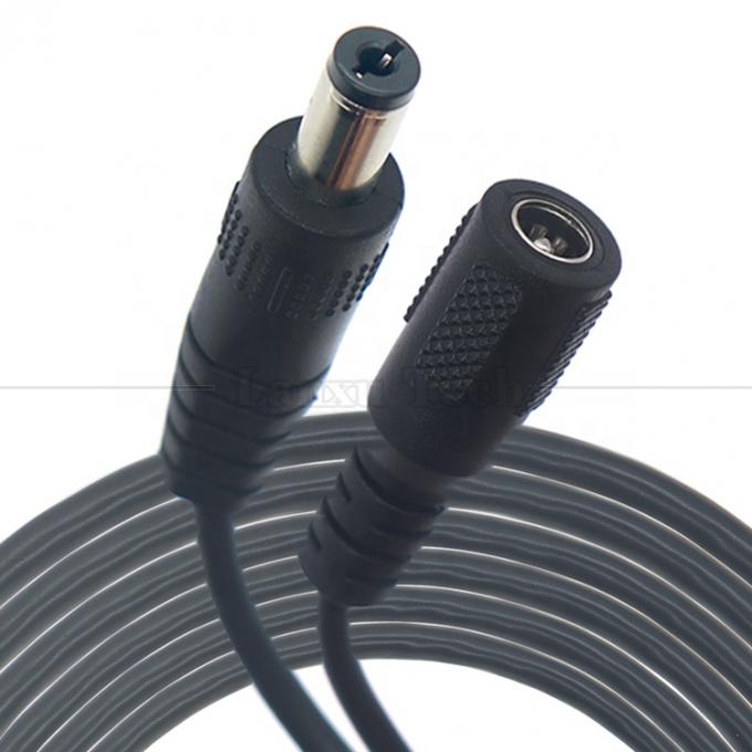 고품질 남성에서 여성 5.5x2.1mm 배럴 잭 DC 전원 확장 케이블 CCTV 카메라 1