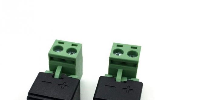 솔더리스 삽입 남성 여성 2.1 X 5.5mm DC 잭 커넥터 전원 터미널 플러그 어댑터 LED 스트립 CCTV 카메라 3