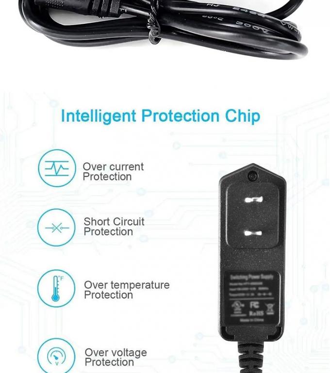 미국 EU 영국 AU AC 플러그 12v 500mA 1A 2A DC 충전기 전원 어댑터 배터리 LED 3