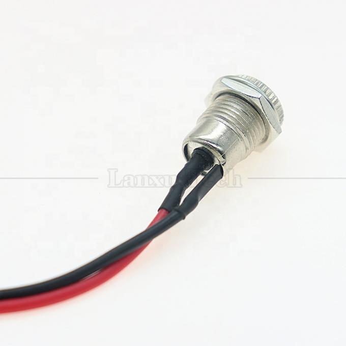 10cm 18AWG 5A 패널 마운트 DC 099 여성 소켓 5.5x2.1mm 2.5mm 금속 스레드 커넥터 3