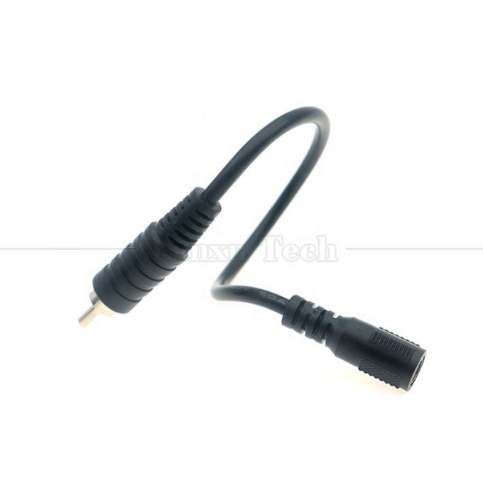 RCA 남성에서 DC 5.5x2.5mm 5.5x2.1mm 여성 플러그 배럴 잭 12V DC 페달 전원 케이블 2