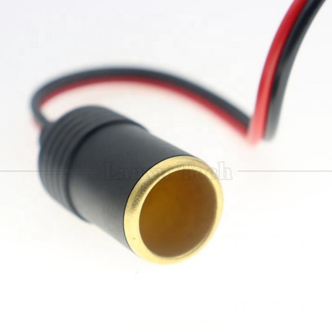 12V 24V 20A 순수 쿠퍼 DC 자동차 담배 연소기 여성 소켓 플러그 전원 어댑터 연장 케이블 3