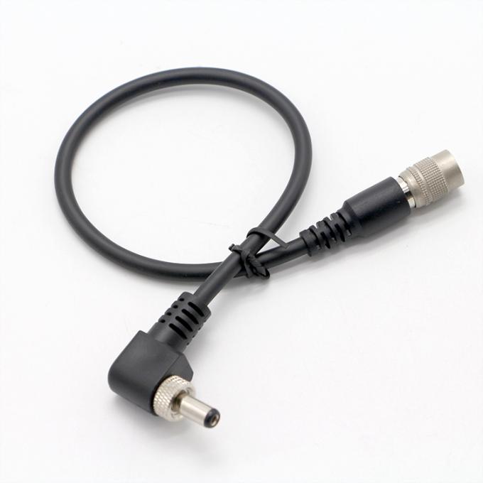 OEM 스크루 잠금 90도 오른쪽 각 5V 12V 남성에서 여성 5.5x2.1mm 5.5X2.5mm DC 전원 케이블 5