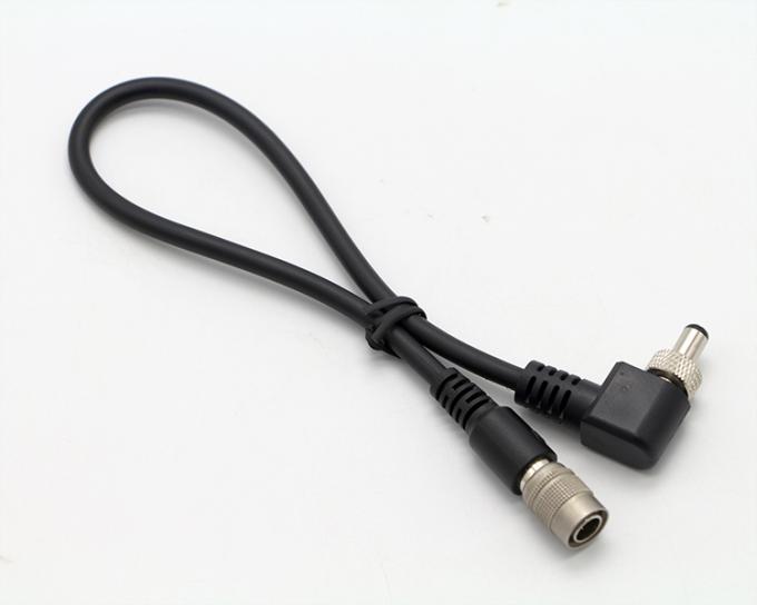 OEM 스크루 잠금 90도 오른쪽 각 5V 12V 남성에서 여성 5.5x2.1mm 5.5X2.5mm DC 전원 케이블 6