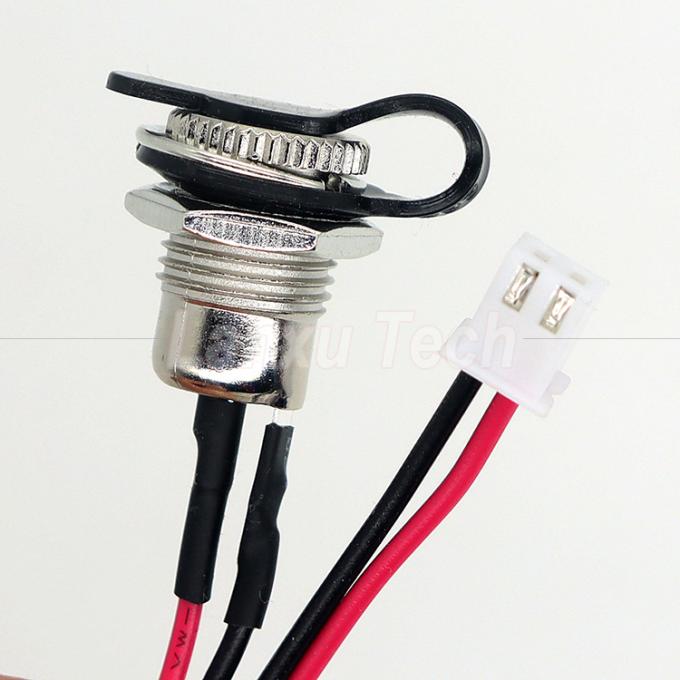 방수 DC 여성 소켓 5.5x2.1mm 5.5x2.5mm 잭 DC099에서 XH2.54 PH SH VH 커넥터 케이블 3