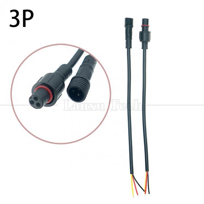 사용자 정의 방수 2pin 3pin 4pin M12 커넥터 케이블 4
