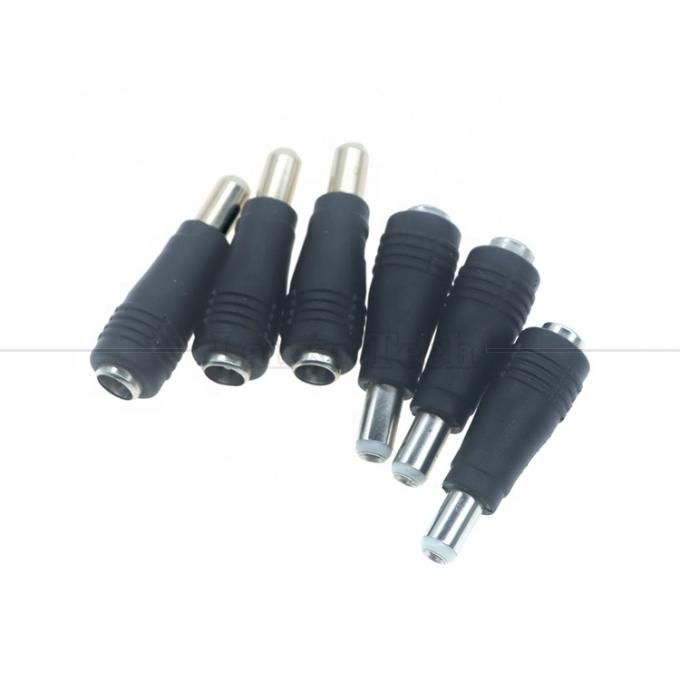 5.5x2.1mm 여성에서 5.5x2.5mm 플러그 남성 DC 전원 배럴 잭 커넥터 변환 어댑터 0