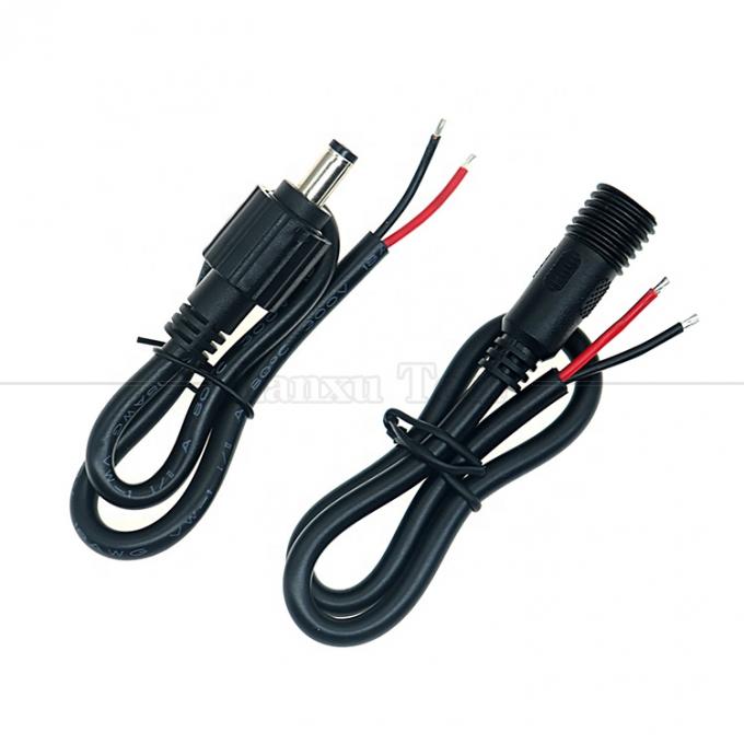 IP67 방수 남성 여성 5.5X2.1mm 5.5x2.5mm 3.5x1.35mm 잭 DC 전원 확장 케이블 0