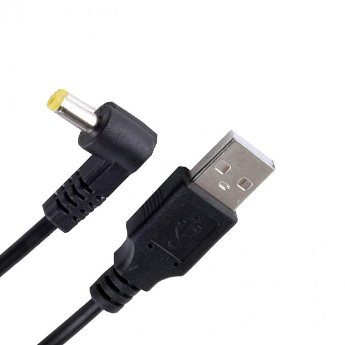 90도 각 L 모양 1m USB에서 DC 남성 4.0x1.7mm 확장 충전 케이블 5