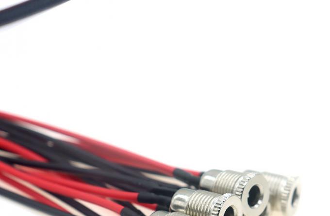 18AWG 10A 금속 스레드 여성 소켓 마운트 DC099 5.5x2.1mm 5.5x2.5mm 패널 마운트 커넥터 피그테일 DC 전원 잭 케이블 4