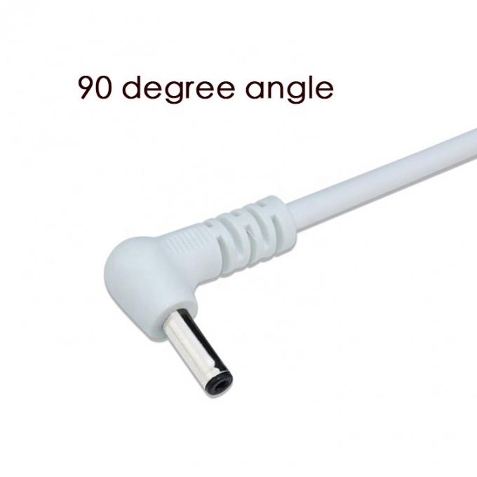 흰색 검은색 90도 각 5.5x2.1mm 5.5x2.5mm 1.35x3.5mm DC 전원 케이블 USB 4
