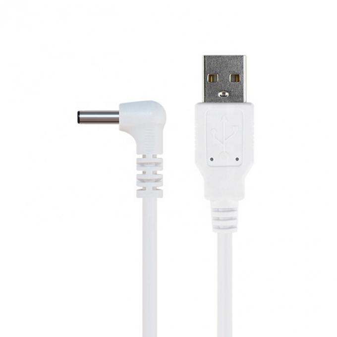 흰색 검은색 90도 각 5.5x2.1mm 5.5x2.5mm 1.35x3.5mm DC 전원 케이블 USB 3