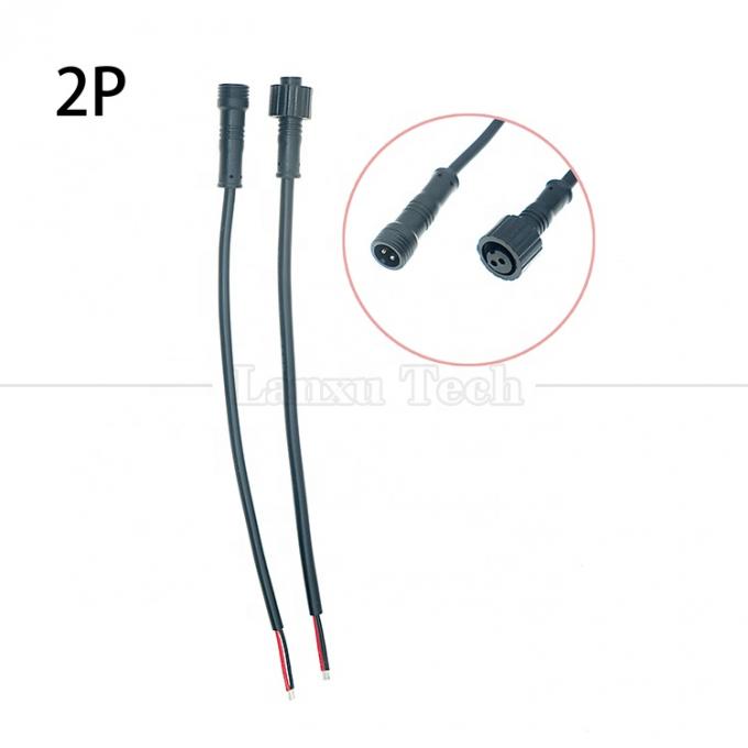사용자 정의 방수 2pin 3pin 4pin M12 커넥터 케이블 3