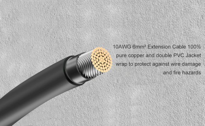 10AWG 6mm 방수 태양 전지 케이블 태양 전지 패널 어댑터 와이어 여성 및 남성 커넥터와 태양 전지 확장 케이블 케이블 키트 도구 3