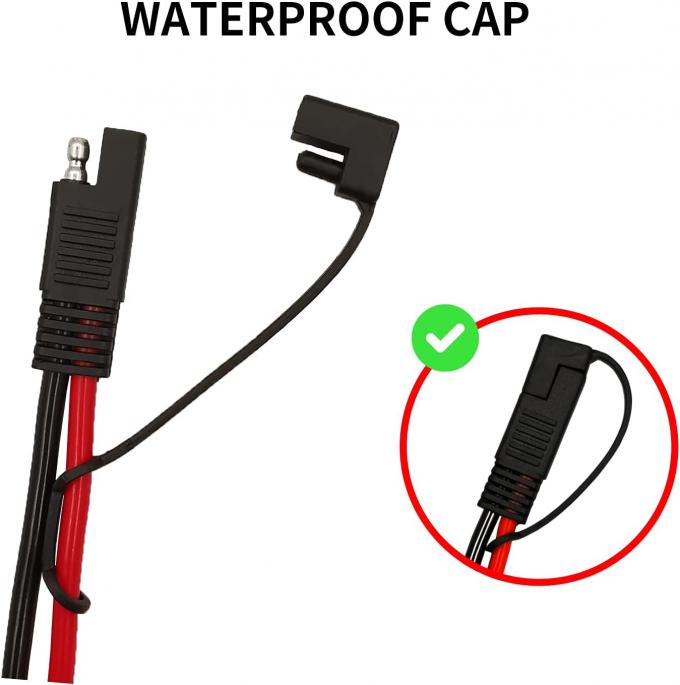10AWG SAE 태양 전지 패널 어댑터 확장 케이블 RV 태양 전지 패널 커넥터 케이블 RV 카라반 태양 전지 패널 배터리 충전 4