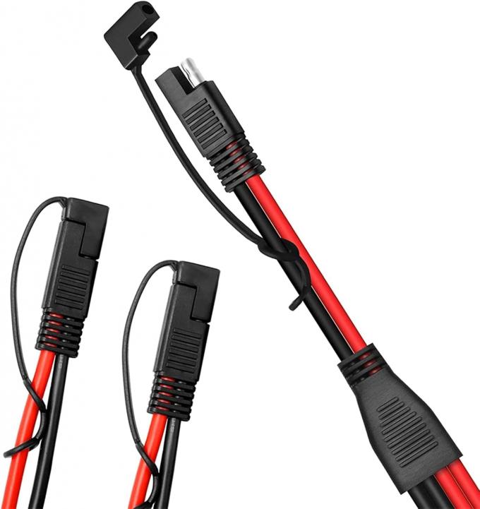 14AWG SAE DC 전력 자동차 커넥터 케이블 Y 스플리터 1 ~ 2 SAE 확장 케이블 RV 카라반 태양 전지 패널 배터리 충전 2