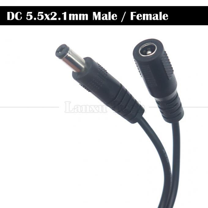 1m 3m 5m 10m 12V 남성에서 남성 여성 DC 5.5x2.1mm 5.5x2.5mm 4.0x1.7mm 3.5x1.35mm 배럴 잭 전원 확장 케이블 4