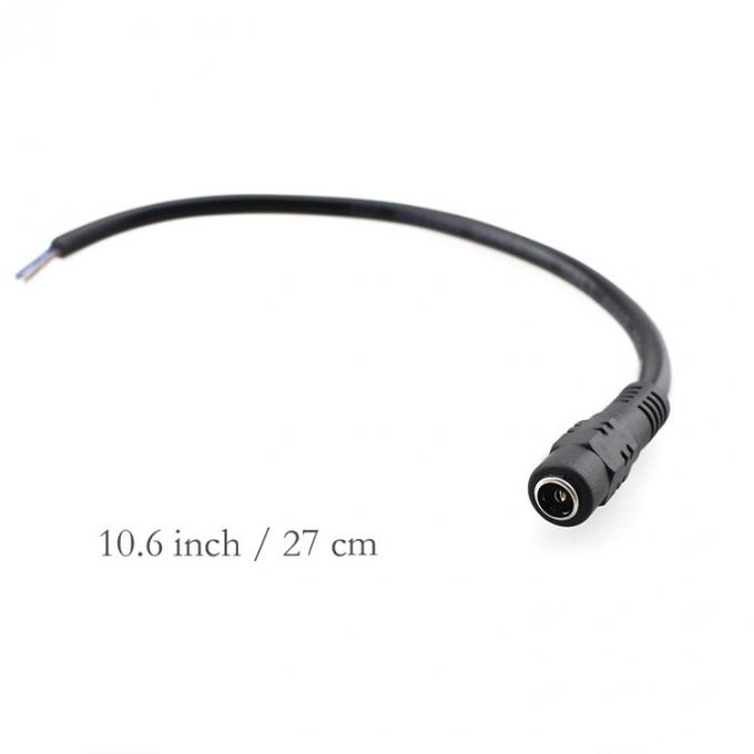 DC 2.1x5.5mm 남성 여성 소켓 배럴 커넥터 오픈 DC 피그테일 전력 케이블 4