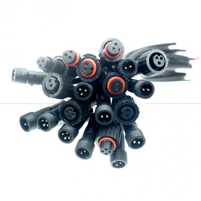 커스터마이징 IP67 IP68 방수 M12 2pin 3pin 4pin M12 DC 열기 헐선 끝 케이블 LED 조명 6