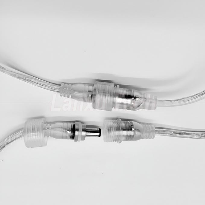 방수 남성에서 여성 DC.5x2.1mm 배럴 잭 전원 확장 케이블 LED 스트립 램프 전구 빛 6
