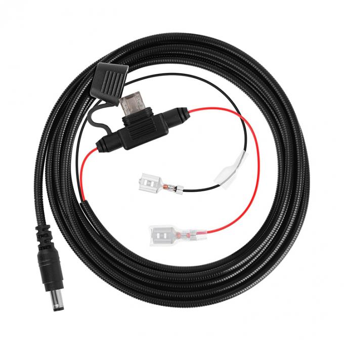 쥐 방지 씹기 방지 금속 재킷 DC 5.5x2.1mm 4.0x1.7mm 스파드 커넥터 전원 연장 케이블 1