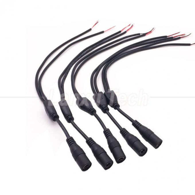 DC 남성 여성 5.5x2.1mm 잭 스플리터 전원 확장 케이블 LED 라이트 CCTV 카메라 6