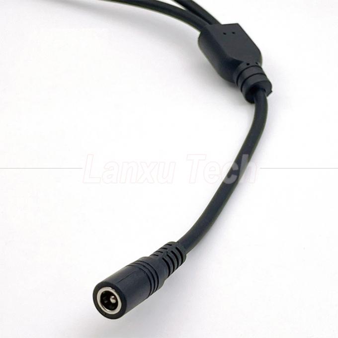 1 여성 2 가지 방식 여성 DC 5.5x2.1mm CCTV 보안 카메라에 대한 스플리터 전력 확장 케이블 LED 스트립 라이트 2